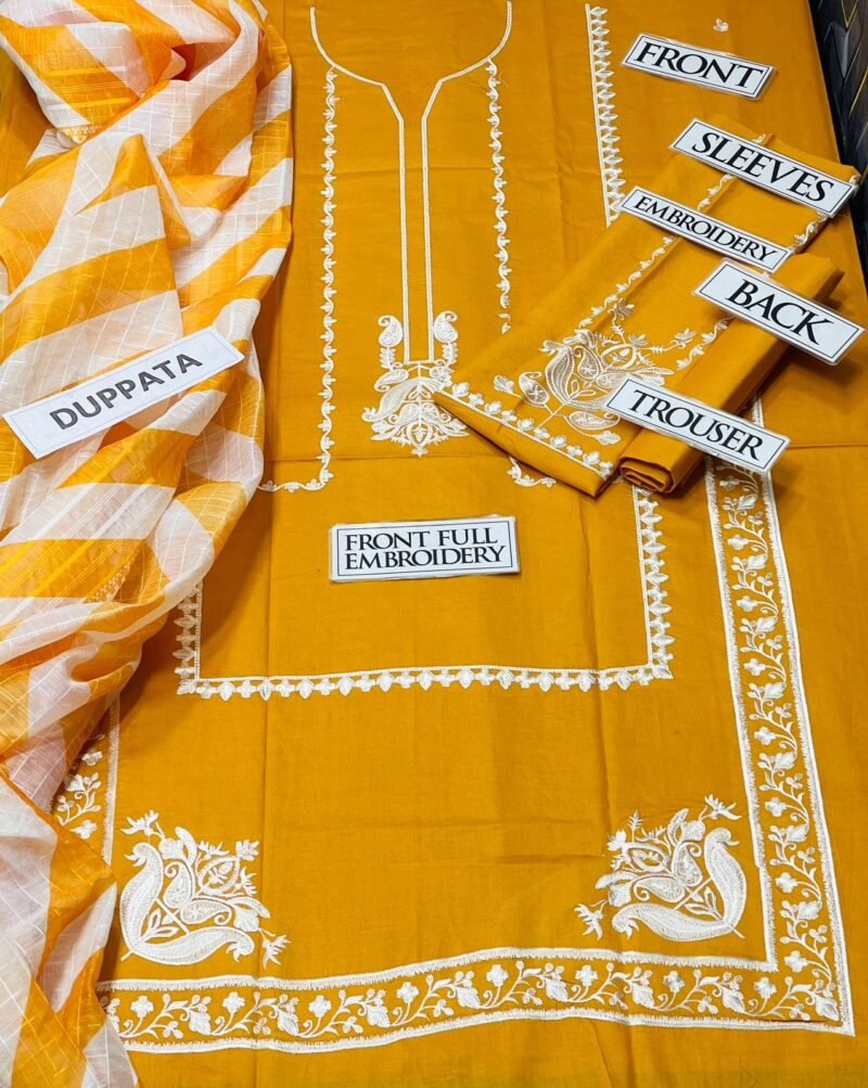 Embroidered 3piece Lawn